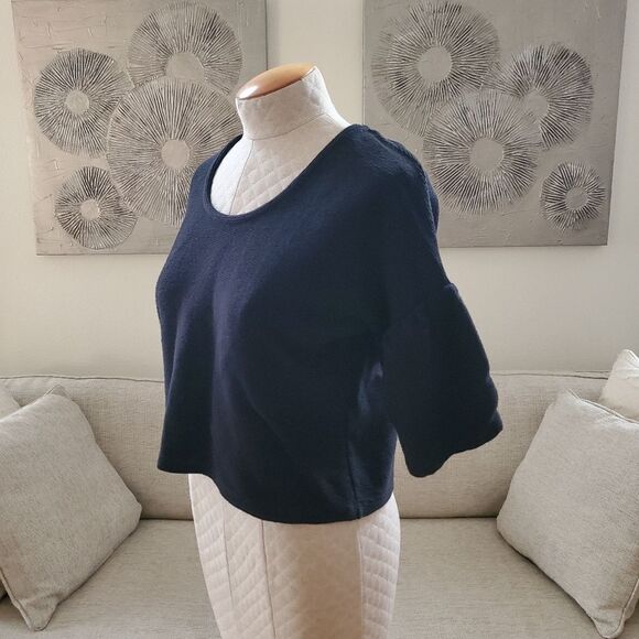 Madewell Texture & Thread Gathered-Sleeve Top sz Sm - Picture 7 of 14